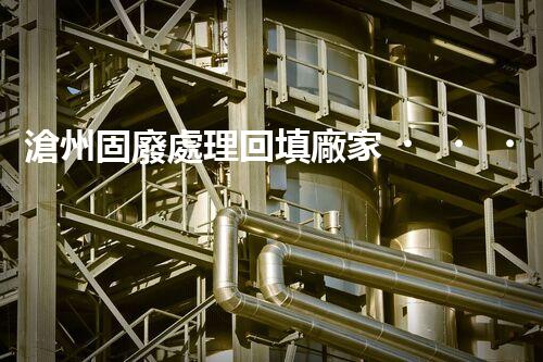 滄州固廢處理回填廠家，靠譜不？快來(lái)瞧瞧！